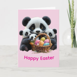 Panda Beer Pasen Kaart
