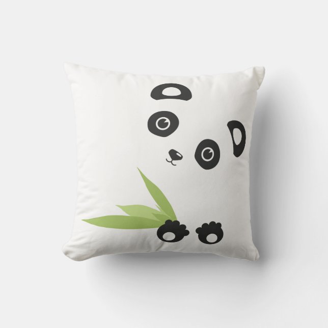 Panda Beer Pillow Kussen (Voorkant)