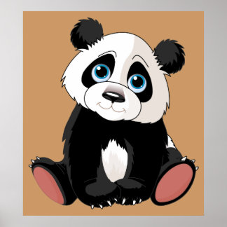 Panda Beer Poster