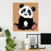 Panda Beer Poster (Thuiskantoor)