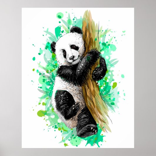 Panda Beer Poster (Voorkant)