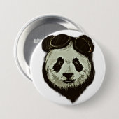 Panda Beer Ronde Button 7,6 Cm (Voorkant /achterkant)