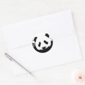 Panda Beer Ronde Sticker (Envelop)
