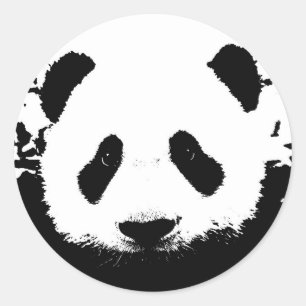 Panda Beer Ronde Sticker