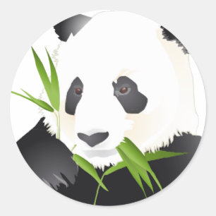Panda Beer Ronde Sticker