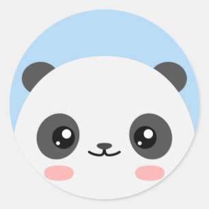 Panda Beer Ronde Sticker