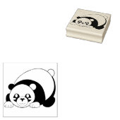Panda Beer Rubberstempel (Gestempeld)