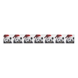 Panda Beer Santa Claus Grosgrain Lint