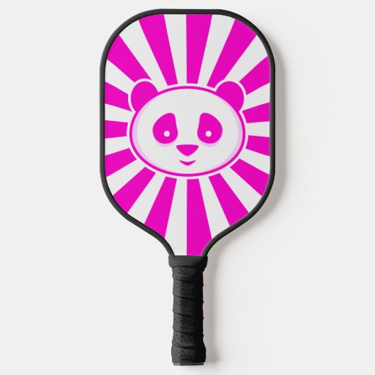 Panda-Beer - Schattig-roze witte Panda Pickleball Paddle (Voorkant)
