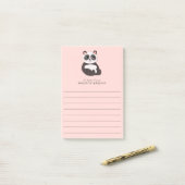 Panda Beer Schattige Kinderen Post-it® Notes (Op bureau)