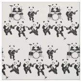 Panda Beer Schattigee Band Stof (Swatch)