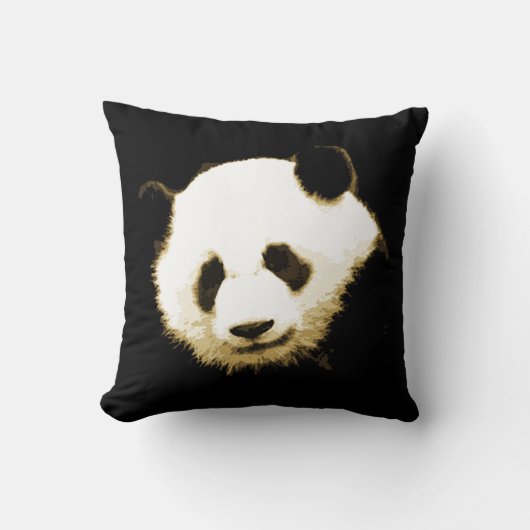Panda Beer Sierkussen (Voorkant)