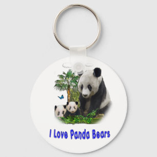 Panda Beer sleutelhanger