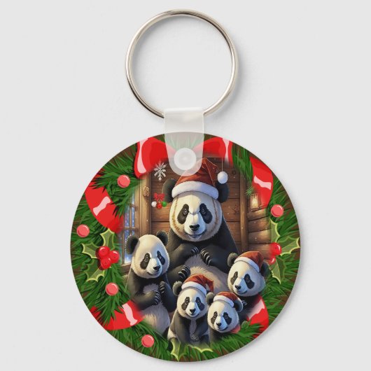 Panda Beer Sleutelhanger (Voorkant)