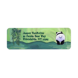 Panda Beer Stationery Etiket
