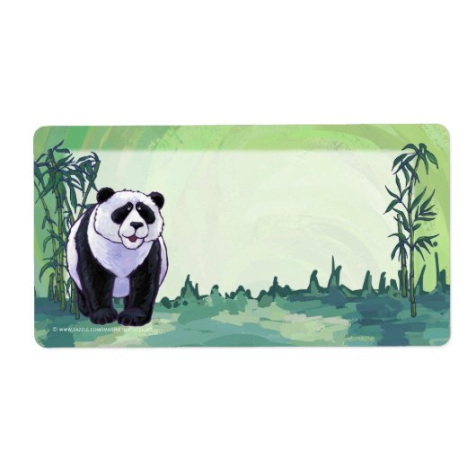Panda Beer Stationery Etiket (Voorkant)