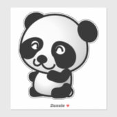 Panda Beer Sticker (Vel)