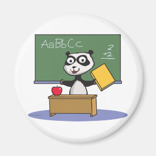Panda Beer Teacher Magneet