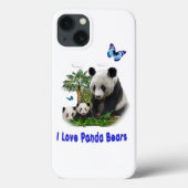 Panda-Beer-telefoongevallen Case-Mate iPhone Case (Achterkant)