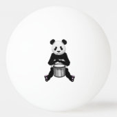 Panda Beer trommelillustratie Pingpongballen (Achterkant)