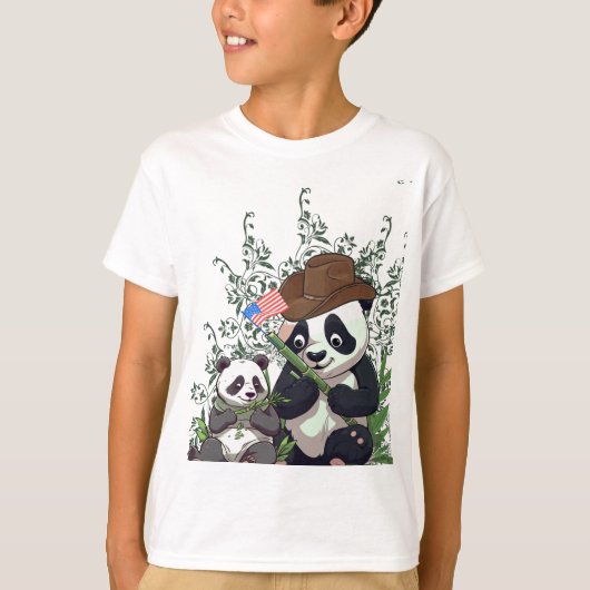 Panda Beer USA T-shirt (Voorkant)