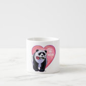 Panda Beer Valentijnsdag Espresso Kop (Voorkant)