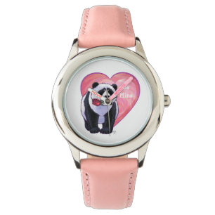 Panda Beer Valentijnsdag Horloge