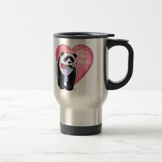 Panda Beer Valentijnsdag Reisbeker (Rechts)