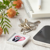 Panda Beer Valentijnsdag Sleutelhanger (Zijkant)