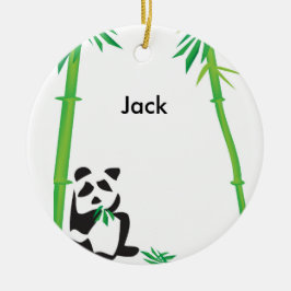 Panda-Beer-versiering! Keramisch Ornament