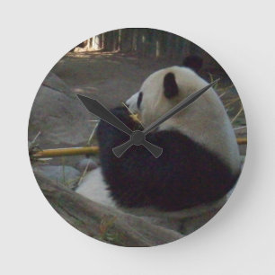 Panda Beer Wall Clock Ronde Klok