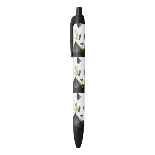 Panda Beer Zwarte Inkt Pen (Top (Verticaal))