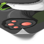 panda beest bamboe wild eten poster (Hoek)