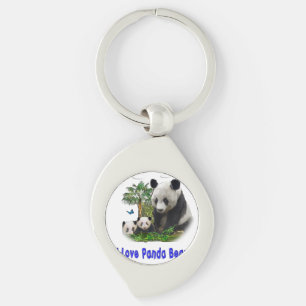 panda beras sleutelhanger