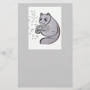 Panda Beren Briefpapier