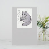 Panda Beren Briefpapier (Staand voorkant)