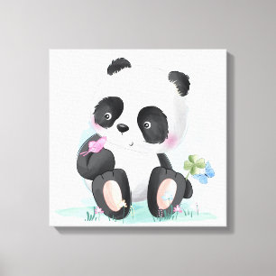 Panda Beren Canvas Afdruk