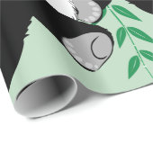 Panda Beren Grafisch Cadeaupapier (Rol Hoek)