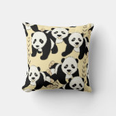 Panda Beren Grafisch Kussen (Voorkant)