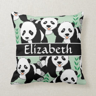 Panda Beren Grafisch om zich aan te passen Kussen