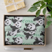 Panda Beren Grafisch Tissuepapier (Geschenk)