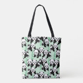 Panda Beren Grafisch Tote Bag (Achterkant)