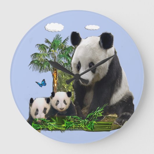 Panda beren grote klok (Voorkant)