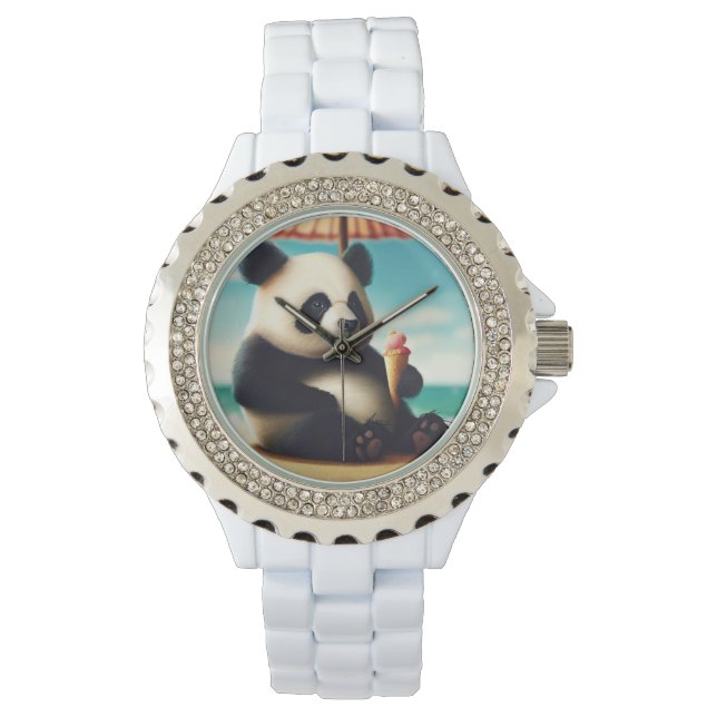 Panda Beren Horloge (Voorkant)