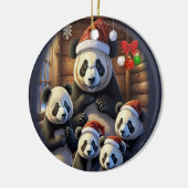 Panda Beren Keramisch Ornament (Links)
