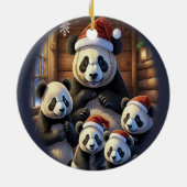Panda Beren Keramisch Ornament (Achterkant)