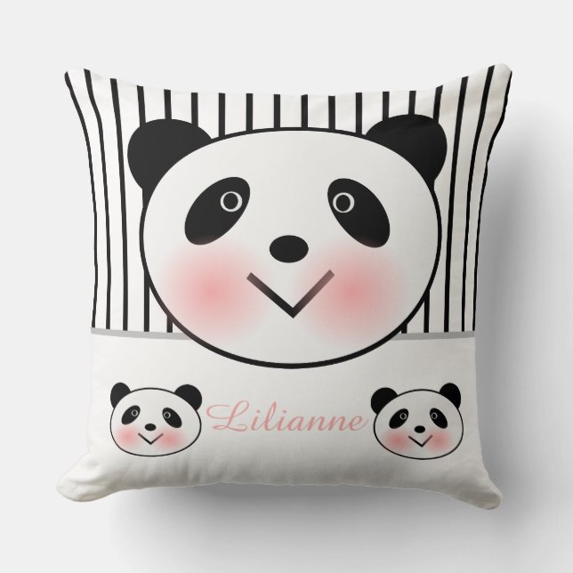 Panda Beren Kussen (Voorkant)