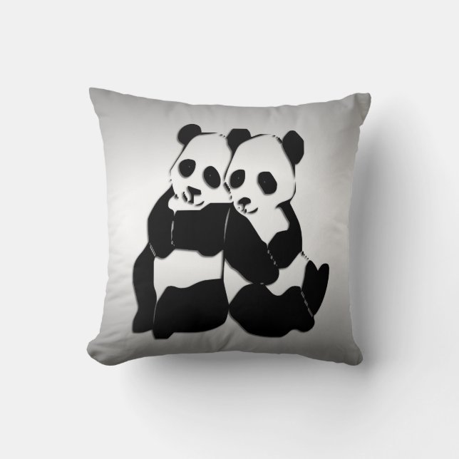 Panda Beren Kussen (Voorkant)