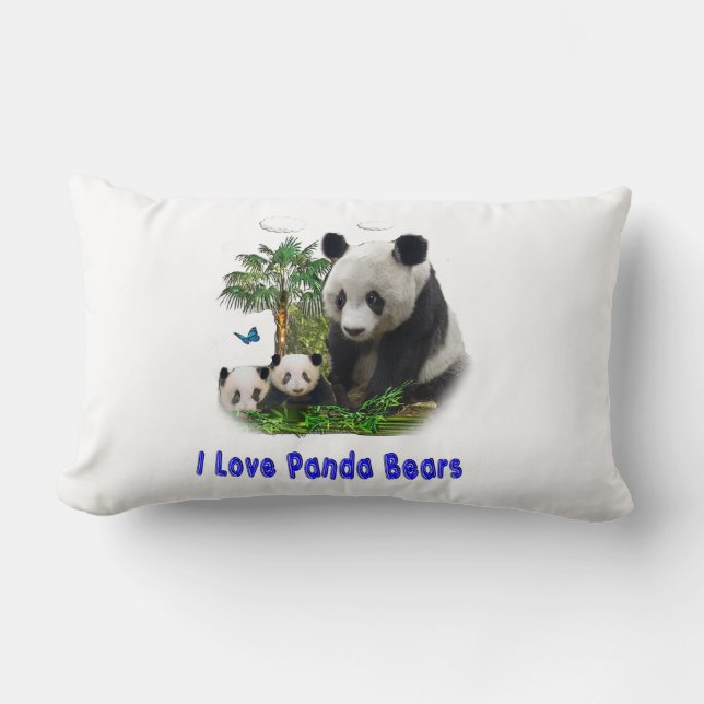 Panda Beren Kussen (Voorkant)
