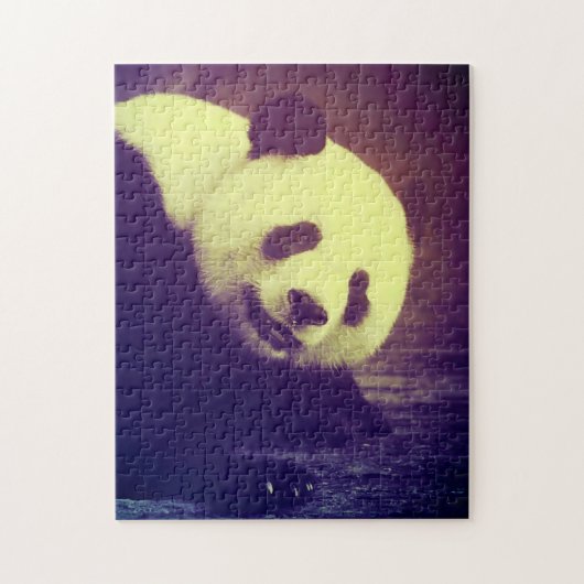 Panda-Beren. Legpuzzel (Verticaal)